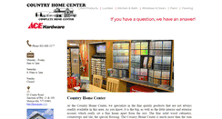 Desktop Screenshot of countryhomecenter.net